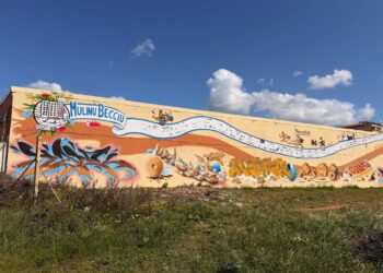 In viale Monastir un murale dedicato a Mulinu Becciu: attraverso la street art, un omaggio al quartiere di Cagliari