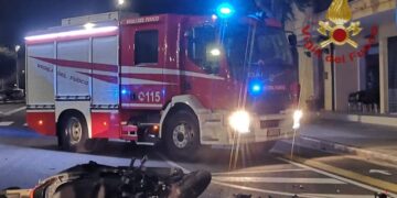 Auto contro scooter in viale Colombo a Quartu, un ferito in ospedale