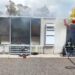 Macchiareddu, incendio in una cabina elettrica: intervengono i vigili del fuoco