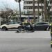 Cagliari, scontro fra auto e scooter in viale Bonaria: traffico in tilt, centauro in ospedale