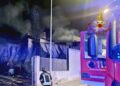 Fiamme in un’autocarrozzeria a Settimo San Pietro, intervento dei vigili del fuoco