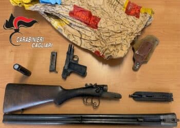 Armi da sparo e proiettili nascosti nel fienile, allevatore arrestato a Silius
