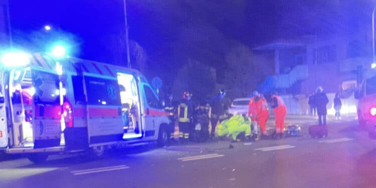 Quartu, terribile incidente in viale Colombo: grave una guardia giurata