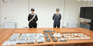 Arrestato un giovane sassarese, sequestrati oltre 3,5 kg di marijuana: parte della droga contenuta in un pacco ricevuto tramite corriere