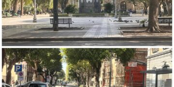 Protesta per la sanità, partita e chiusura di via Porcell, a Cagliari la tempesta perfetta manda il traffico in tilt