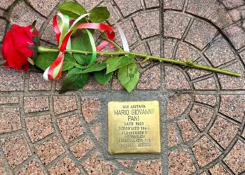 Cagliari ricorda Mario Giovanni Pani: posata la prima pietra d’inciampo della città