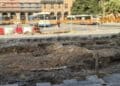 Cagliari, scoperta archeologica durante i lavori della metropolitana in Piazza Matteotti: subito stop ai lavori