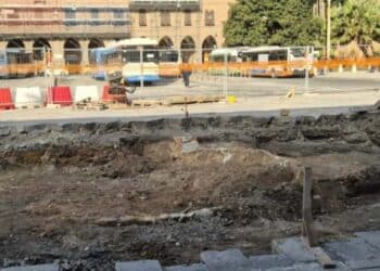 Cagliari, scoperta archeologica durante i lavori della metropolitana in Piazza Matteotti: subito stop ai lavori