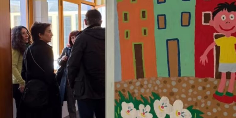 Scuola di via Stoccolma, nuova vita per gli spazi: studenti di nuovo in classe a Genneruxi e arriva il sindaco Zedda