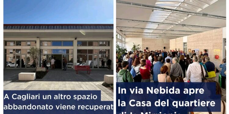 Cagliari, inaugurata la Casa del quartiere a is Mirrionis: “Spazio restituito alla cittadinanza”