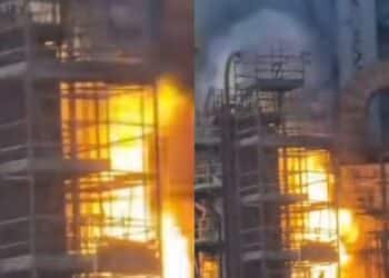 Scoppia un nuovo incendio alla Saras di Sarroch: “Fiamme altissime e danni enormi”