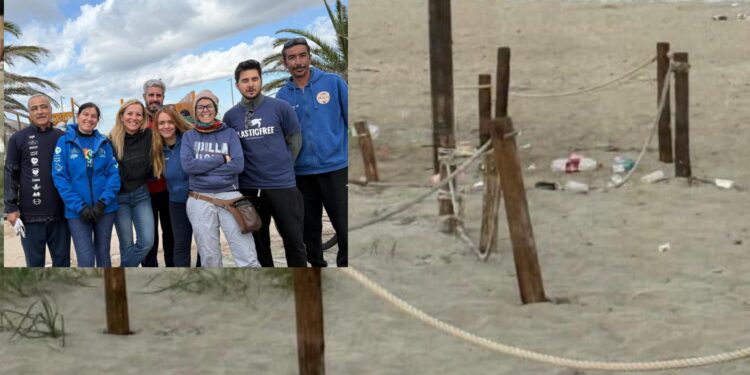 Cagliari, il Poetto preso d’assalto dagli incivili: a terra è un cumulo di cartacce e bottiglie