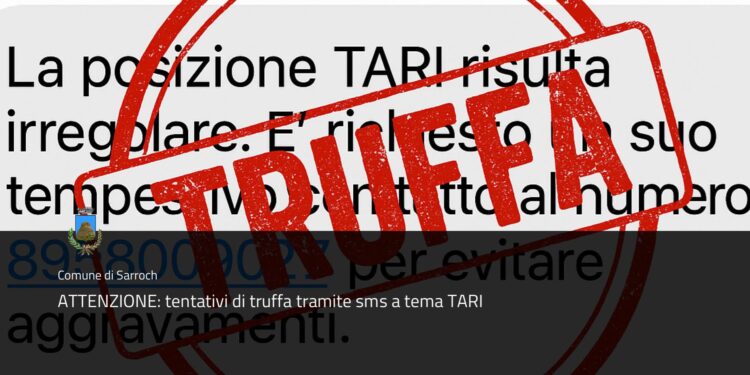 Sarroch, una nuova truffa telefonica invita i cittadini a telefonare per la presunta Tari irregolare
