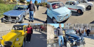 Gesico: grande successo per il raduno di auto d’epoca a Pasquetta