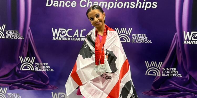 Quartu, Sofia Pigliacampo è vicecampionessa europea di danza sportiva