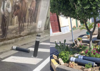 San Sperate, atti di vandalismo ai danni dei dissuasori di sosta: “Comportamenti che colpiscono il patrimonio comune”