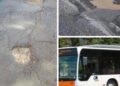 Cagliari, buche e strade dissestate sono un incubo: disagi per bus e passeggeri