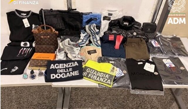 Cagliari, tolleranza zero per il traffico di merce taroccata: sequestri e multe in aeroporto