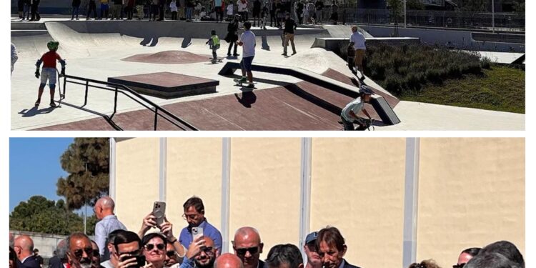 Cagliari, inaugurato il nuovo skatepark di Monte Mixi: “Uno spazio per sport, comunità e futuro”