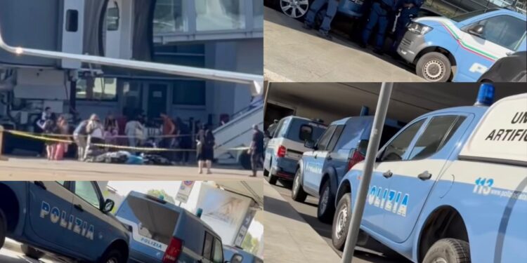 Cagliari, aeroporto blindatissimo dalla polizia per tutta la mattina: paura scontri per quattro voli charter da Israele