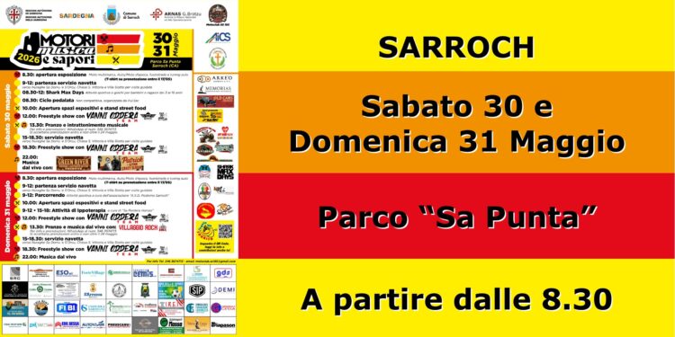 Sarroch, al via la seconda edizione di “Motori, Musica e Sapori”