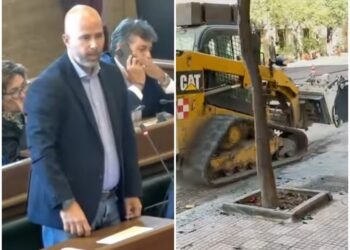 Cagliari, asfalto e polemiche in via Pergolesi: “Un disastro”, il video di un commerciante riaccende il caso ciclabili