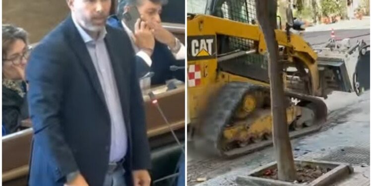 Cagliari, asfalto e polemiche in via Pergolesi: “Un disastro”, il video di un commerciante riaccende il caso ciclabili
