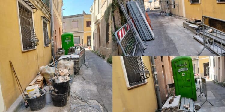 Monserrato, abitanti di via Fedro bloccati da un cantiere privato