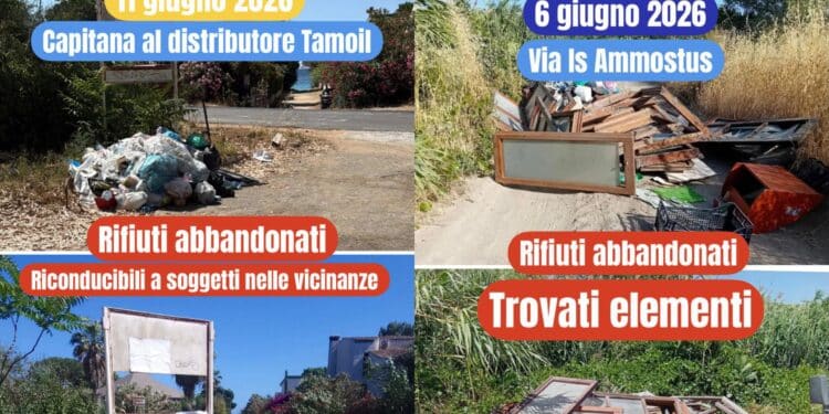 Quartu, maxi discariche abusive a Capitana e in via Is Ammostus: indagini e bonifiche in corso