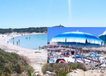 Punta Molentis, dopo le polemiche spunta un ombrellone a famiglia per proteggersi dal sole: la nuova ordinanza