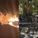 Capoterra, fiamme alte a due passi dalle case e dalle auto in sosta: “Occorre bonificare l’area”