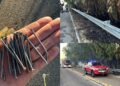 Strada disseminata di chiodi a Decimomannu, a repentaglio la sicurezza di automobilisti e ciclisti