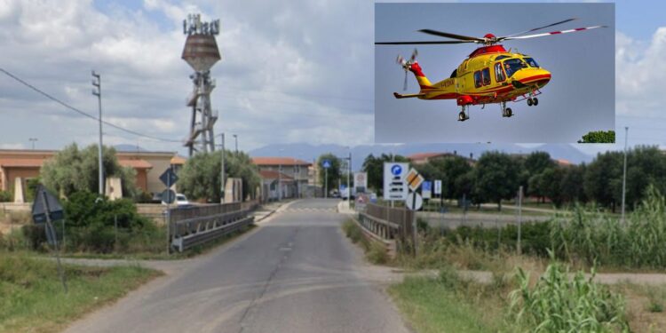 Finisce fuori strada con l’auto, grave incidente a Samassi: un uomo in codice rosso