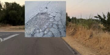 Castiadas, buche e pericoli nella strada verso il mare