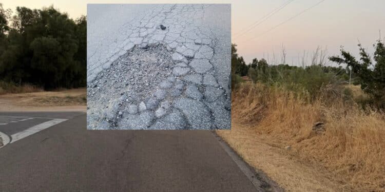 Castiadas, buche e pericoli nella strada verso il mare
