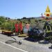 Scontro frontale fra due auto sulla SP12: 3 feriti