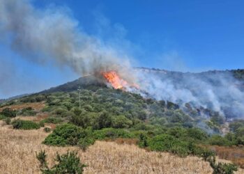Brucia ancora la Sardegna: vasti incendi a Teulada, Macomer e Arzana, in azione canadair, elicotteri e decine di squadre
