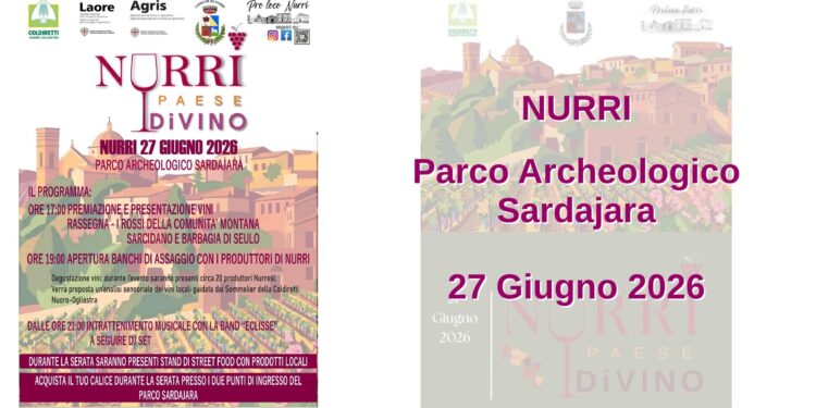 Tutto pronto per la prima edizione di “Nurri Paese DiVino”