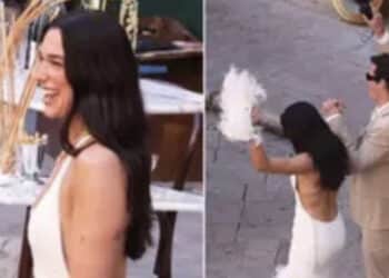 Nozze di Dua Lipa e Callum Turner a Bagheria, il Telegraph: “Festa in covo mafia”, scatta la polemica
