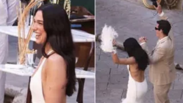 Nozze di Dua Lipa e Callum Turner a Bagheria, il Telegraph: “Festa in covo mafia”, scatta la polemica