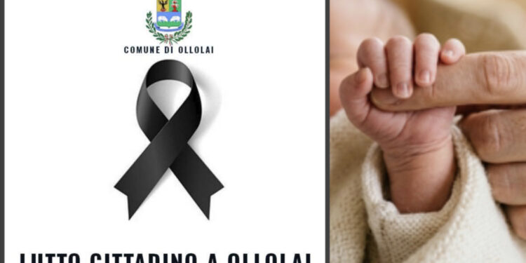 Ollolai: proclamato domani il lutto cittadino per salutare la piccola Michelina, morta improvvisamente a 3 mesi il giorno della festa