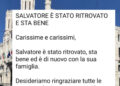 Cagliari, fine della paura per Salvatore: è stato ritrovato e sta bene