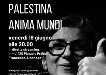 Pirri si collega con 120 piazze italiane per il nuovo libro di Francesca Albanese