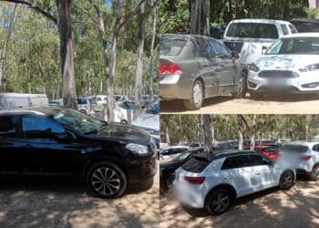 Auto parcheggiate in doppia fila, problemi ad entrare e uscire: è caos a Genn’e Mari