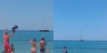 Torre dei Corsari, la “battaglia” del bagnino: “Via la barca vicino alla riva”, e con megafono e fischietto la fa sloggiare