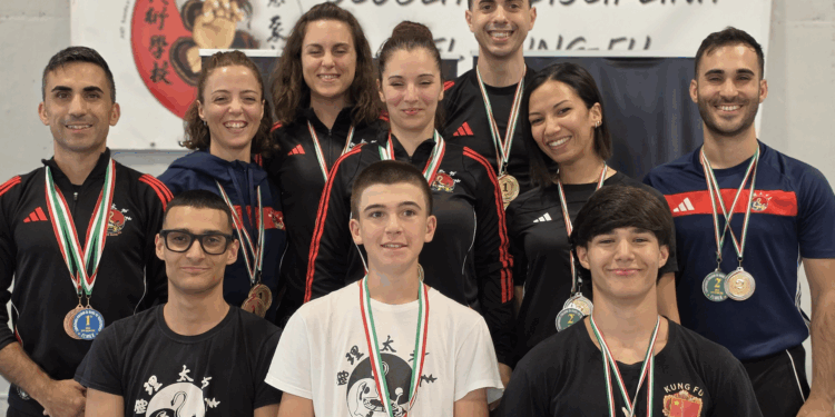 La You Li Tai Kung Fu di Assemini conquista 17 medaglie al Campionato Italiano