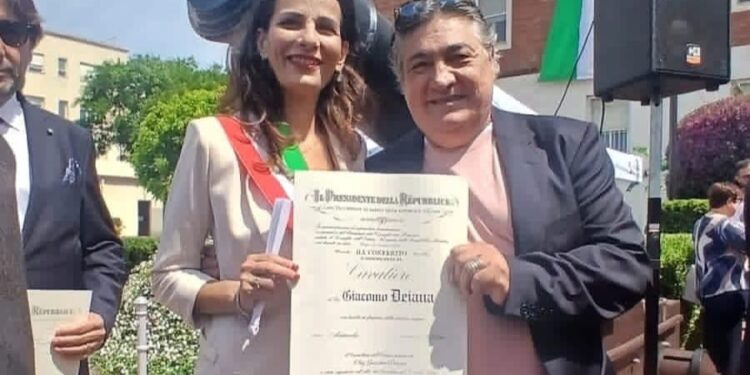 Cagliari, lo storico premio per Giacomo Deiana: il ristoratore caro a Gigi Riva nominato Cavaliere
