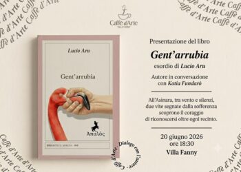 Un sabato sera tra letteratura e il fascino di Villa Fanny. Sabato 20 giugno, Caffè d’Arte ospita Lucio Aru per la presentazione di Gent’arrubia