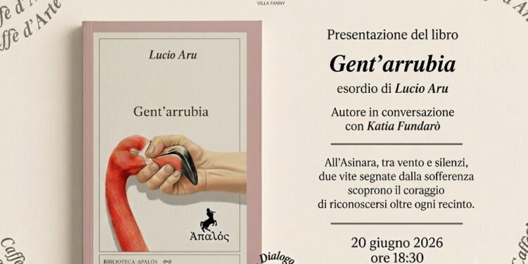 Un sabato sera tra letteratura e il fascino di Villa Fanny. Sabato 20 giugno, Caffè d’Arte ospita Lucio Aru per la presentazione di Gent’arrubia