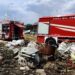Sanluri, incendio in un deposito edile nella zona industriale: fiamme alte, momenti di paura